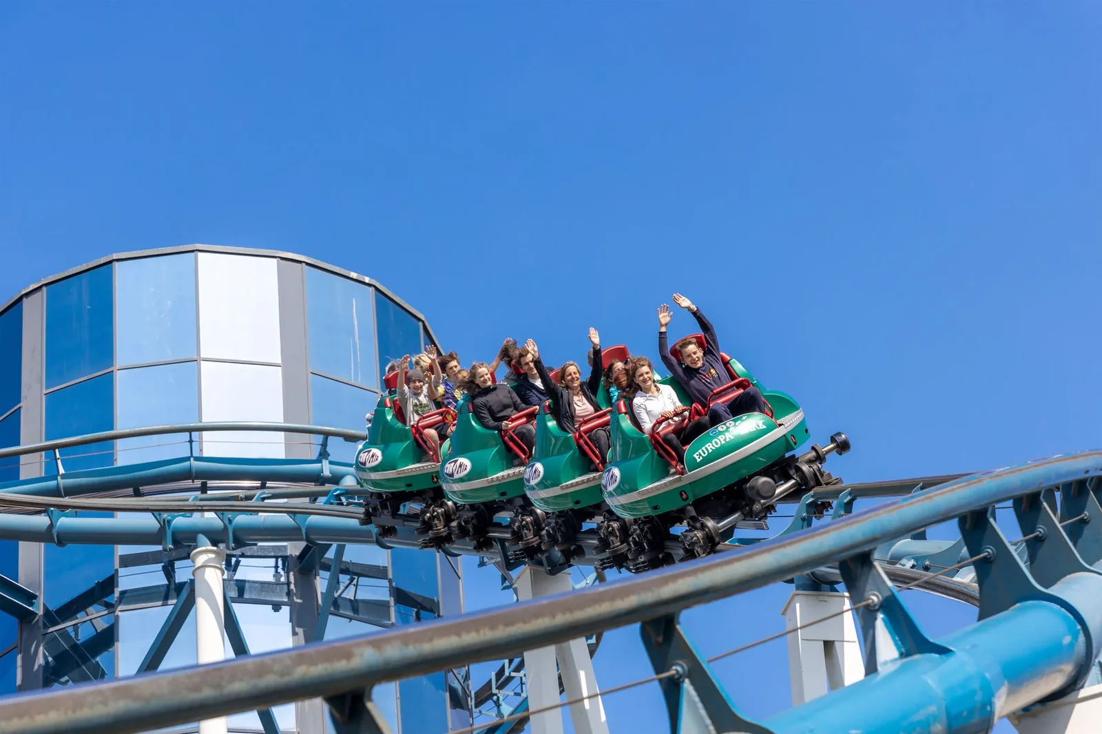 Montagnes russes d'Europa-Park à Rust, en Allemagne