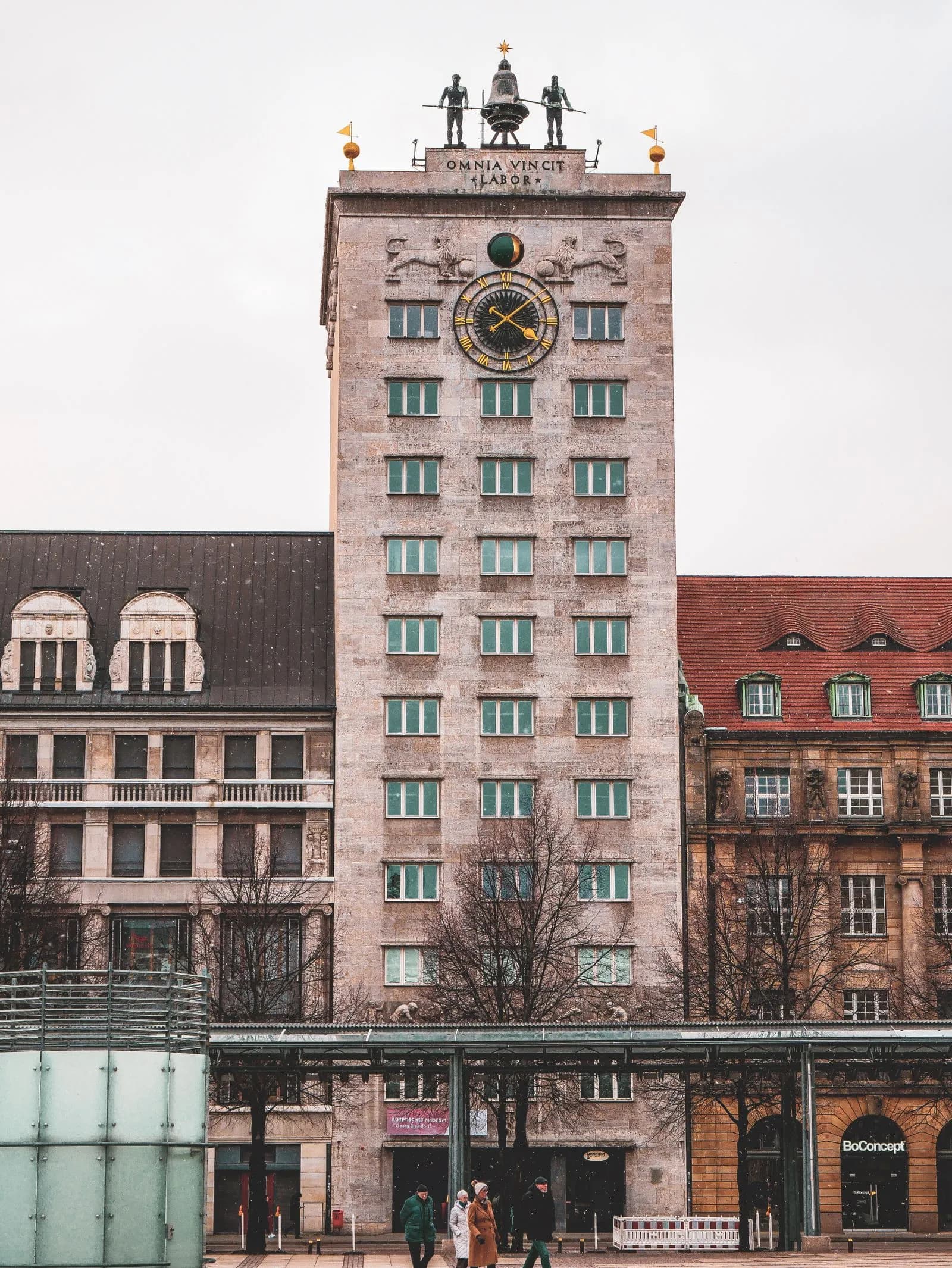Façades colorées d'un immeuble allemand