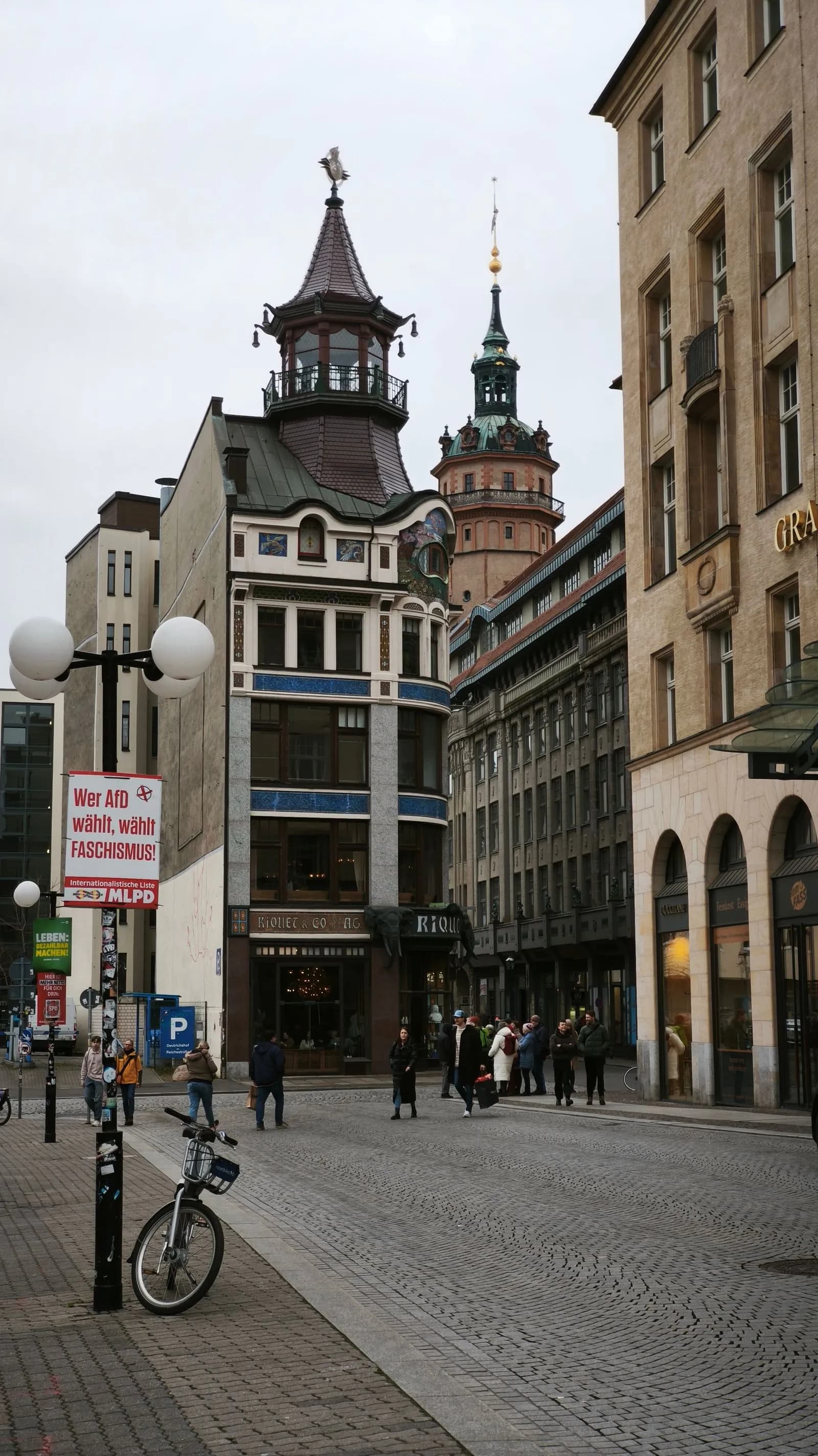 Rue du quartier Plagwitz à Leipzig