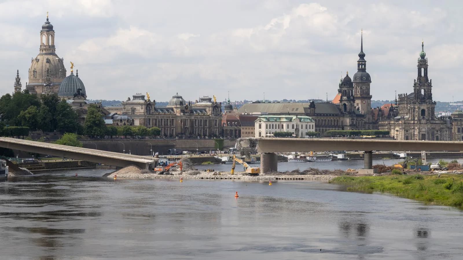Dresde - skyline baroque sur l'Elbe