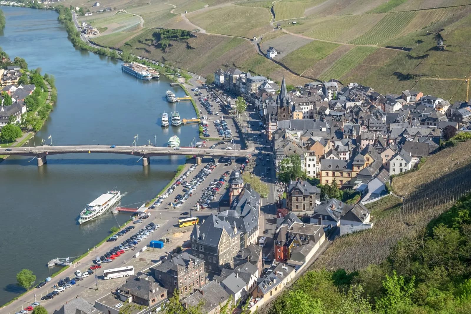 Bernkastel-Kues sur la Moselle